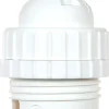 Douille nylon B22 double bague raccord 10mm - Blanc - Lébénoïd