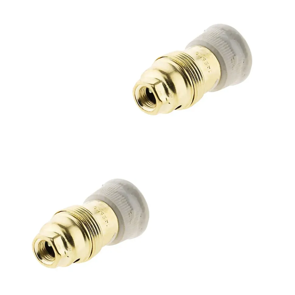6 douilles E14 laiton bague Zenitech