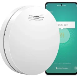 Détecteur de fumée Aroha Smart Connect & Link connectable et WiFi - Batterie 10 ans - Alarme incendie connecte Tuya et Smartlife