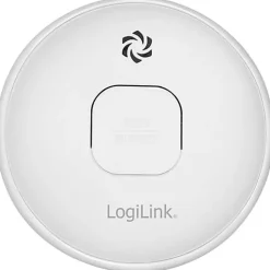 Détecteur de fumée LogiLink SC0016 - pile lithium intégrée 10 ans, alarme 85 dB, EN14604