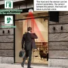 Détecteur de passage, alarme détecteur de mouvement, alarme détecteur extérieur sans fil, sonnette d'entrée de magasin