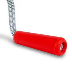 EBERTH Spirale de nettoyage de tuyaux 3m de long et 9mm de diamètre pour tuyaux à partir de 40mm tête en forme de griffe de 20mm