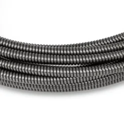 EBERTH Spirale 7,6m Pièce de Rechange pour Nettoyeur de Tuyaux, Boring Bulb Cutter Tête, Diamètre 11mm, tuyaux diamètre 2-5cm