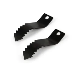 EBERTH Tête de coupe à fourche dentelée pour machine à nettoyer les tuyaux, Arrow Cutter, pour tuyaux de 50-125mm, accouplement M6