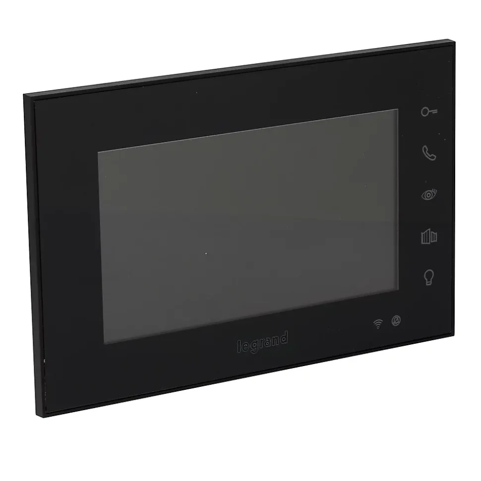 Ecran intérieur connecté Legrand 7" noir
