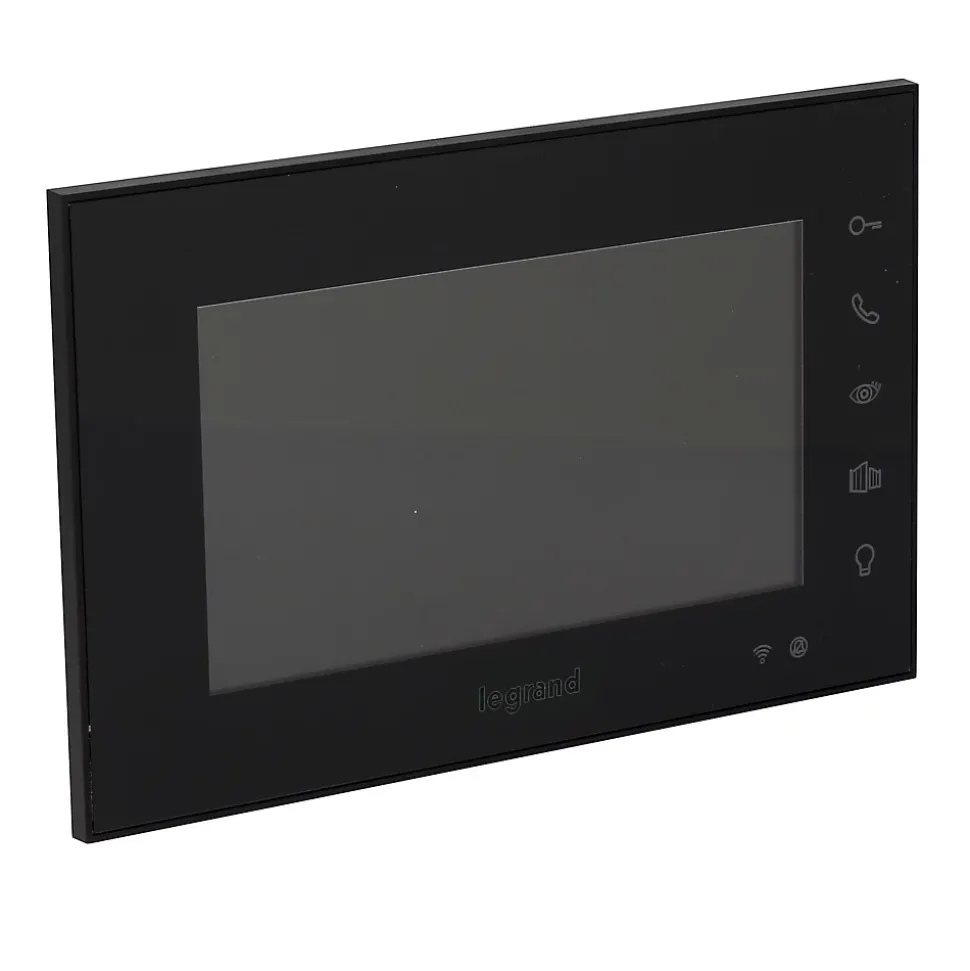Ecran intérieur connecté Legrand 7" noir