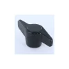 Ecrou bouton de serrage Nylon Insert Inox M5 - 10 pièces