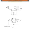 Ecrou bouton de serrage Nylon Insert Acier zingué M6 - 100 pièces