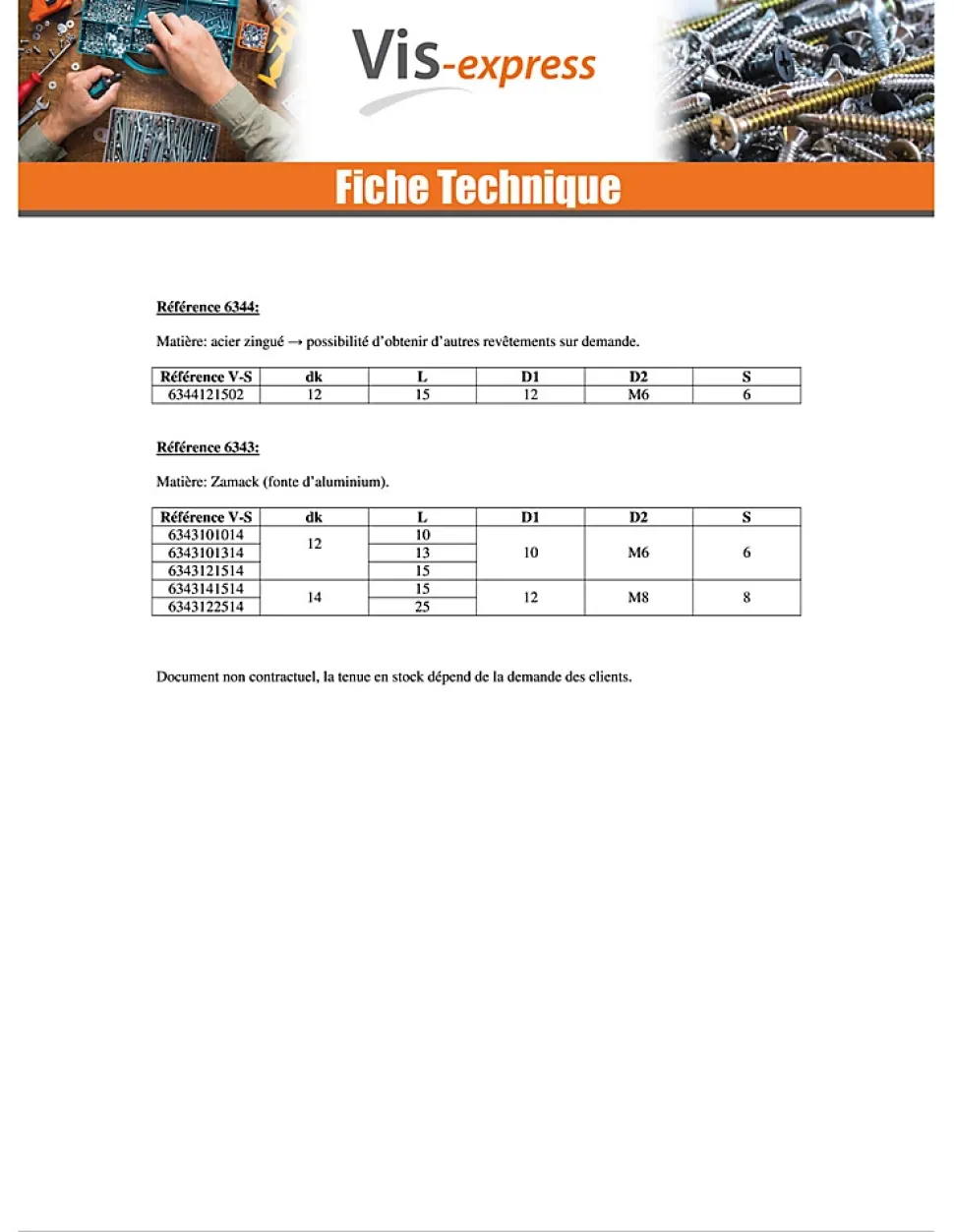 Ecrou Clé de 8 HC8 M8 14X15 Acier zingué - 1 pièce
