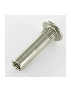 Ecrou Relieur POZI et fendu 8X31 M6X15 AC. Acier nickelé - 200 pièces