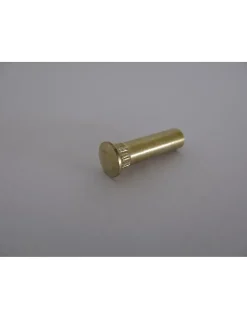 Ecrou Relieur Tête fraisée bombée TFB Moletée M4X13 5X20 Laiton nickelé - 100 pièces