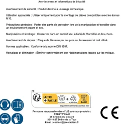 200 Ecrous Borgnes M5 mm - DIN 1587 - Laiton - D-Work