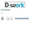 50 Ecrous Borgnes M16 mm - DIN 1587 - Zingué blanc - D-Work