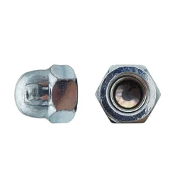 50 Ecrous Borgnes M16 mm - DIN 1587 - Zingué blanc - D-Work