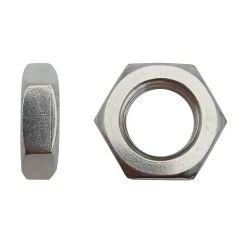 100 Ecrous Hexagonaux Bas M10 mm - DIN 439 - Inox A2 - D-Work