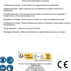 25 Ecrous Hexagonaux HU M24 mm - 4032 - 8 - Zingué CR3 - D-Work