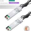 Elfcam - Câble DAC SFP+ à SFP+ 10Gb - 5m, Twinax Attache Directe, Haute Performance