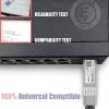 Elfcam - Câble Optique Actif SFP+ à SFP+ - 15m, AOC 10 Gbit/s OM3, Ultra Performant, Réseau Professionnels, PC