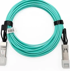 Elfcam - Câble Optique Actif SFP+ à SFP+ - 60m, AOC 10 Gbit/s OM3, Ultra Performant, Réseau Professionnels, PC