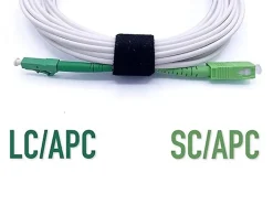 Elfcam - 35m Câble Fibre Optique SC/APC à SC/APC, Simplex Monomode 4,0mm avec PTO, Rallonge Fibre sans Perte