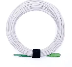 Elfcam - 35m Câble Fibre Optique SC/APC à SC/APC, Simplex Monomode 4,0mm avec PTO, Rallonge Fibre sans Perte