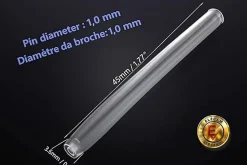 Elfcam - Smoove Transparent 40mm Lot 200, Protection d'Épissure Fibre Optique Thermo-rétractable (Nanchon)
