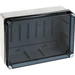 Elt322 Ide Boite étanche Ip67 Avec Couvercle Transparent - Bord Lisse - Hxlxp 244x334x133
