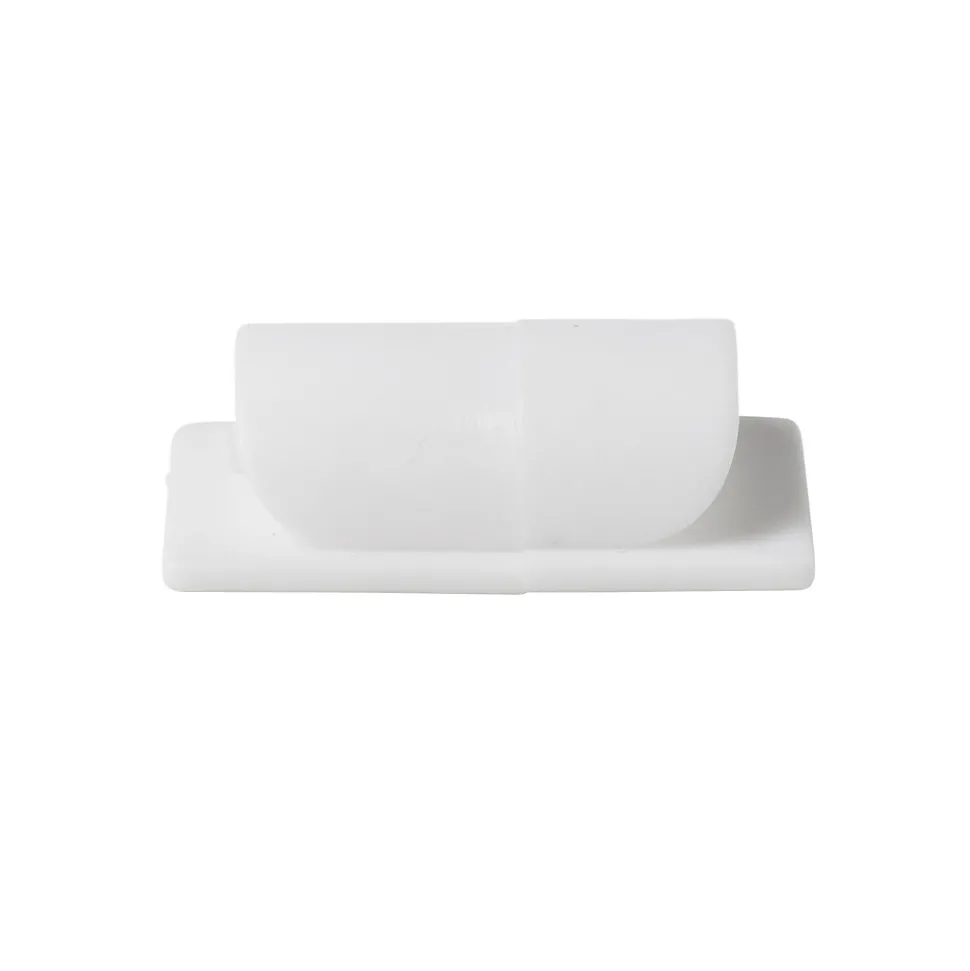 4 embases de rangement de câble Diall 5 mm blanc