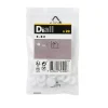 Embout blanc à clipser ø6-8 mm - 20 pièces