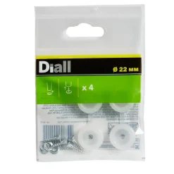 Embout en plastique Diall 22 mm x 4, transparent