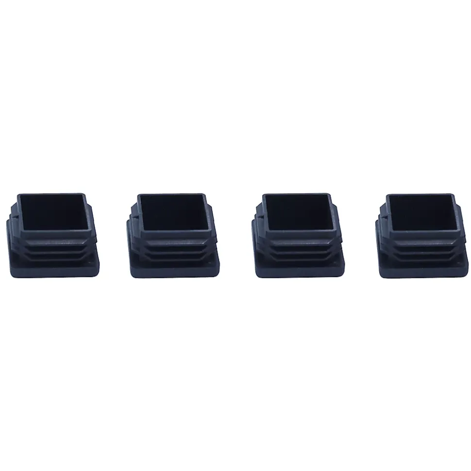 Embout en plastique Diall 22 x 22 mm x 4, noir