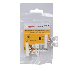 Embouts pour moulure 32 x 12,5 mm Legrand