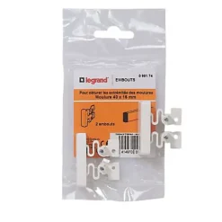 Embouts pour moulure 40 x 16 mm Legrand