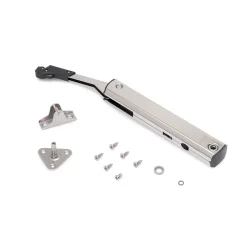 Emuca Compas pour portes levantes Altius One, Gamme de force 940-1710, Acier, Nickelé
