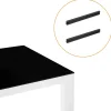 Emuca Ensemble de mécanismes de levage pour tables basses, permette elevare la mesa 192mm, Acier, Peint en noir