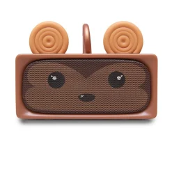 Enceinte Adorable stéréo Monkey - MOBILITY ON BOARD - Enceinte Bluetooth Monkey Marron