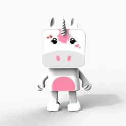 Enceinte Bluetooth Dancing Licorne - MOBILITY ON BOARD - Enceinte Bluetooth Licorne Blanc