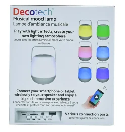 Enceinte portable Decotech avec effets lumineux