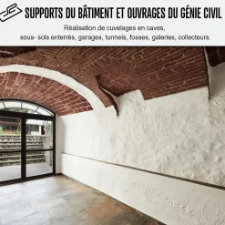 Enduit de cuvelage hydrofuge - Étanchéité cave sous-sol garage / ARCACIM CAVE Gris - 25 kg - ARCANE INDUSTRIES