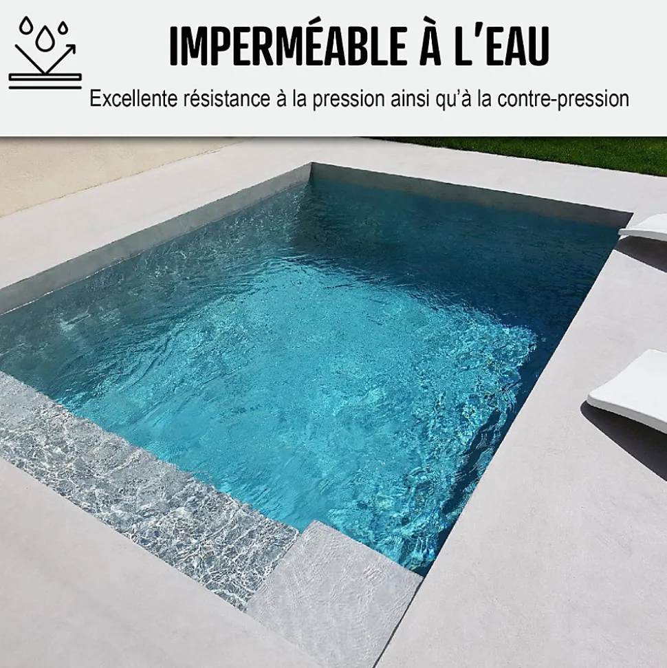 Enduit Piscine Hydrofuge - Etanchéité Piscine & Cuvelage : ARCACIM PISCINE Blanc - Offre Spéciale : 5 x 25 Kg - ARCANE INDUSTRIES