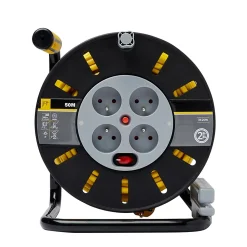 Enrouleur de bricolage Diall HO5VVF 3G1.5mm², 50m