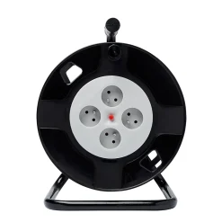 Enrouleur de bricolage vide H05VV-F 4 prises 40m