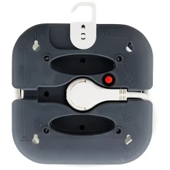 Enrouleur domestique 4x2P+T - 7m blanc Zenitech