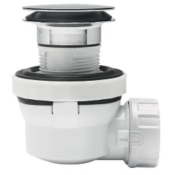 Ensemble bonde et siphon de lavabo Quick-Clac Wirquin Nano 6.7 Sortie Ø32 mm - 1/4 de tour