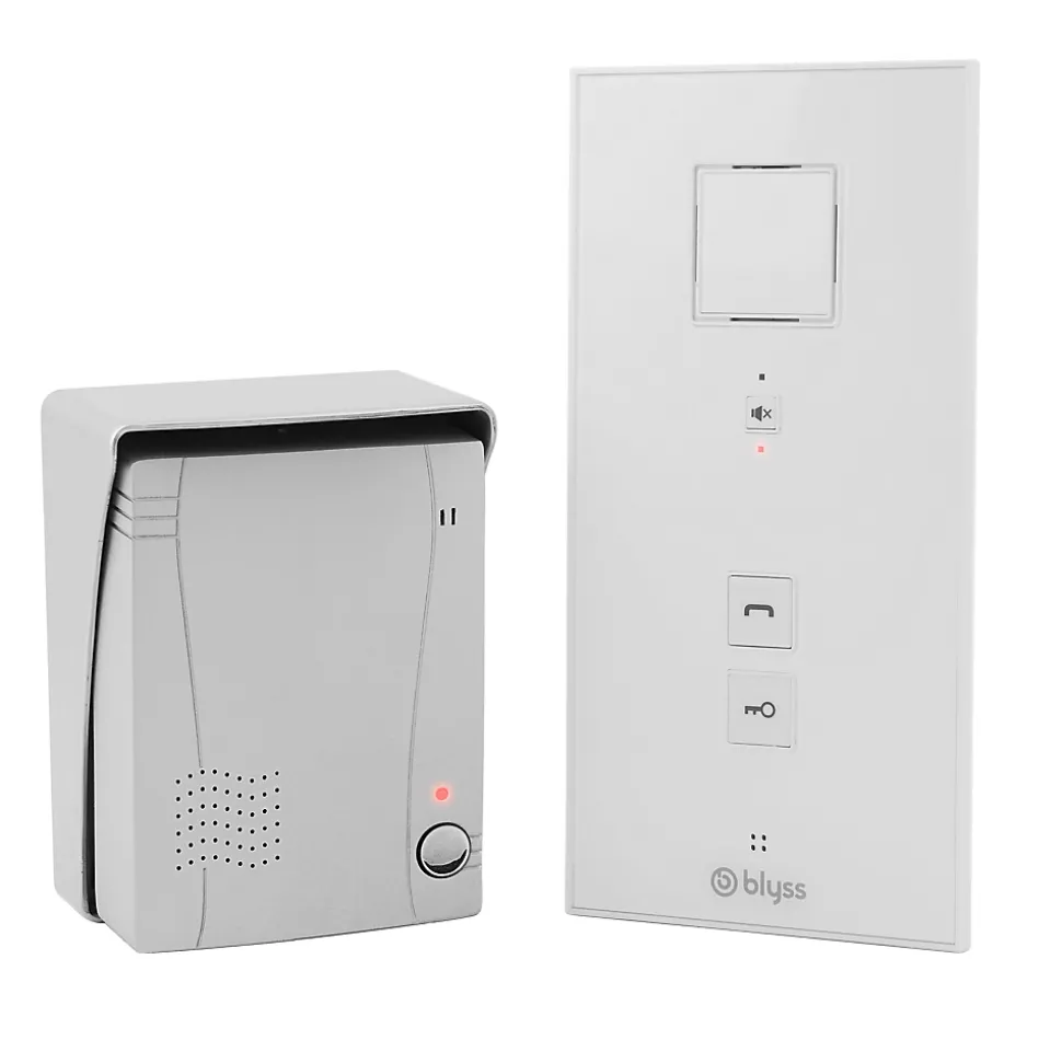 Ensemble interphone audio filaire mains libres Blyss Iskar