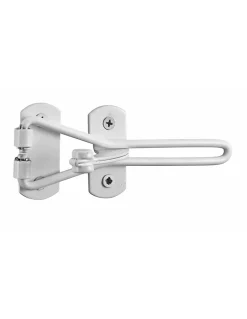 Entrebailleur pour porte d'entrée, taquet d'arrêt, 142mm, blanc - THIRARD
