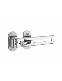 Entrebailleur pour porte d'entrée, taquet d'arrêt, 148mm, chromé - THIRARD
