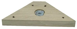 Equerre bois trapézoïdal Ø8mm Bar plus