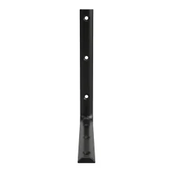 Equerre demi ronde 250 x 250 mm - acier noir