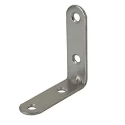 4 Equerres de chaise Acier Inox l.50 x H.25 x P.25 mm